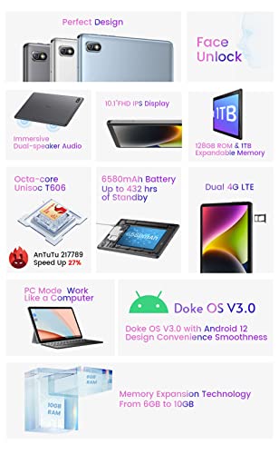 Blackview Tab 7 Pro 10.1 インチ Blackview Tab 7 Pro 10.1'' FHD+ Android 12 Touch Tablet